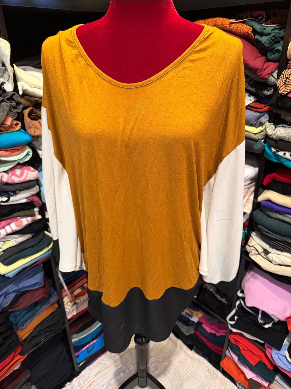 #717. Dolman sleeve blouse. Large